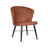 Fauteuil Wave - Cognac - Microfiber Fauteuil Wave - Cognac - Microfiber