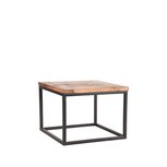 Bijzettafel Box - Rough - Mangohout - 60x60 cm Bijzettafel Box - Rough - Mangohout - 60x60 cm