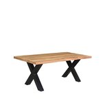 Eetkamertafel Zino - Rough - Mangohout - 220x100 cm Eetkamertafel Zino - Rough - Mangohout - 220x100 cm
