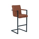 Barkruk Denmark - Cognac - Microfiber Barkruk Denmark - Cognac - Microfiber