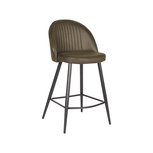 Barkruk Enzo - Army green - Microfiber Barkruk Enzo - Army green - Microfiber