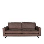 Bank Arezzo - Bruin - Leder - 3-Zits Bank Arezzo - Bruin - Leder - 3-Zits