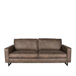 Bank Arezzo - Taupe - Leder - 3-Zits Bank Arezzo - Taupe - Leder - 3-Zits