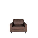 Bank Arezzo - Bruin - Microfiber - 1-Zits Bank Arezzo - Bruin - Microfiber - 1-Zits