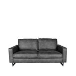 Bank Arezzo - Grijs - Microfiber - 2-Zits Bank Arezzo - Grijs - Microfiber - 2-Zits