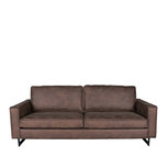 Bank Arezzo - Bruin - Microfiber - 3-Zits Bank Arezzo - Bruin - Microfiber - 3-Zits