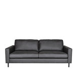 Bank Genua - Antraciet - Microfiber - 3-Zits Bank Genua - Antraciet - Microfiber - 3-Zits
