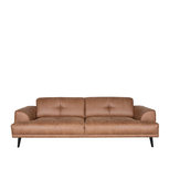 Bank Salerno - Cognac - Microfiber - 3-Zits Bank Salerno - Cognac - Microfiber - 3-Zits