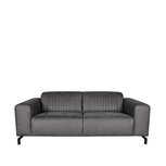 Bank Trento - Antraciet - Microfiber - 2-Zits Bank Trento - Antraciet - Microfiber - 2-Zits