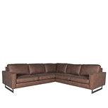 Hoekbank Arezzo - Bruin - Microfiber - 2-Zits + Hoek + 2-Zits Hoekbank Arezzo - Bruin - Microfiber - 2-Zits + Hoek + 2-Zits