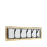 Kapstok Crude - Burned Steel - Mangohout - L Kapstok Crude - Burned Steel - Mangohout - L