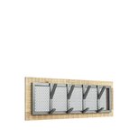 Kapstok Crude - Burned Steel - Mangohout - M Kapstok Crude - Burned Steel - Mangohout - M
