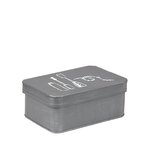 Make-Up opbergkist - Grijs - Metaal Make-Up opbergkist - Grijs - Metaal