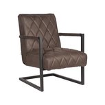 Fauteuil Denmark - Antraciet - Microfiber Fauteuil Denmark - Antraciet - Microfiber