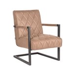 Fauteuil Denmark - Stone - Microfiber Fauteuil Denmark - Stone - Microfiber