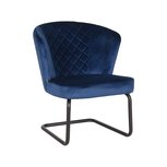 Fauteuil Flow - Blauw - Fluweel Fauteuil Flow - Blauw - Fluweel