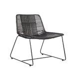 Fauteuil Jax - Zwart - Rotan Fauteuil Jax - Zwart - Rotan