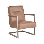 Fauteuil Jim - Stone - Microfiber Fauteuil Jim - Stone - Microfiber