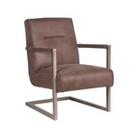Fauteuil Jim - Truffel grijs - Microfiber Fauteuil Jim - Truffel grijs - Microfiber