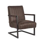 Fauteuil Milo - Antraciet - Microfiber Fauteuil Milo - Antraciet - Microfiber