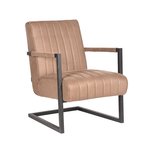 Fauteuil Milo - Stone - Microfiber Fauteuil Milo - Stone - Microfiber