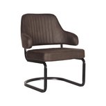 Fauteuil Otta - Antraciet - Microfiber Fauteuil Otta - Antraciet - Microfiber