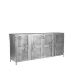 Dressoir Gate - Burned Steel - Metaal - 170 cm Dressoir Gate - Burned Steel - Metaal - 170 cm