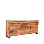 Dressoir Glasgow - Rough - Mangohout - 190 cm Dressoir Glasgow - Rough - Mangohout - 190 cm