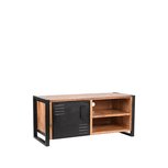 Tv-meubel Brussels - Rough - Mangohout - 115 cm Tv-meubel Brussels - Rough - Mangohout - 115 cm