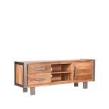 Tv-meubel Factory - Rough - Mangohout - 160 cm Tv-meubel Factory - Rough - Mangohout - 160 cm