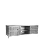 Tv-meubel Gate - Burned Steel - Metaal - 160 cm Tv-meubel Gate - Burned Steel - Metaal - 160 cm