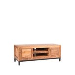 Tv-meubel Ghent - Rough - Mangohout - 120 cm Tv-meubel Ghent - Rough - Mangohout - 120 cm