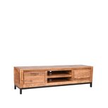 Tv-meubel Ghent - Rough - Mangohout - 160 cm Tv-meubel Ghent - Rough - Mangohout - 160 cm