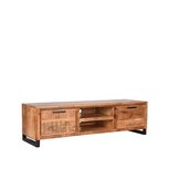 Tv-meubel Glasgow - Rough - Mangohout - 160 cm Tv-meubel Glasgow - Rough - Mangohout - 160 cm