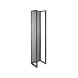 Wanddecoratie Haardhout Rek - Zwart - Metaal - L Wanddecoratie Haardhout Rek - Zwart - Metaal - L