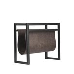 Wanddecoratie Magazinehouder - Antraciet - Leder Wanddecoratie Magazinehouder - Antraciet - Leder