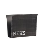 Wanddecoratie Magazinehouder - Zwart - Metaal Wanddecoratie Magazinehouder - Zwart - Metaal