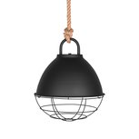 Hanglamp Korf - Zwart - Metaal - M Hanglamp Korf - Zwart - Metaal - M