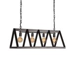Hanglamp Roof - Zwart - Metaal Hanglamp Roof - Zwart - Metaal