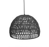 Hanglamp Rope - Zwart - Stof - L Hanglamp Rope - Zwart - Stof - L