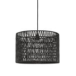 Hanglamp Stripe - Zwart - Katoen Hanglamp Stripe - Zwart - Katoen