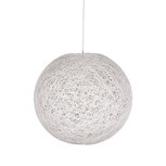 Hanglamp Twist - Wit - Vlas - L Hanglamp Twist - Wit - Vlas - L