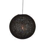 Hanglamp Twist - Zwart - Vlas - L Hanglamp Twist - Zwart - Vlas - L