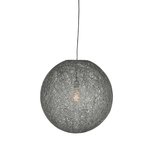 Hanglamp Twist - Grijs - Vlas - M Hanglamp Twist - Grijs - Vlas - M
