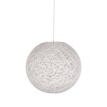 Hanglamp Twist - Wit - Vlas - M Hanglamp Twist - Wit - Vlas - M