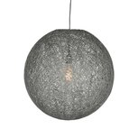Hanglamp Twist - Grijs - Vlas - XL Hanglamp Twist - Grijs - Vlas - XL