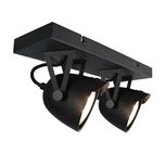 Spot Cap - Zwart - Metaal - 2 Lichts Spot Cap - Zwart - Metaal - 2 Lichts
