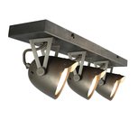 Spot Cap - Grijs - Metaal - 3 Lichts Spot Cap - Grijs - Metaal - 3 Lichts