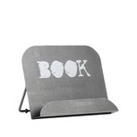 Kookboekstandaard 27x14x20 cm - Antiek grijs - Metaal Kookboekstandaard 27x14x20 cm - Antiek grijs - Metaal