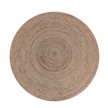 Vloerkleed Jute - Naturel - Jute - 150x150 cm Vloerkleed Jute - Naturel - Jute - 150x150 cm